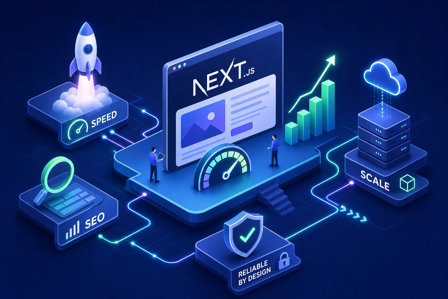 Next.js business website: speed, SEO and scale done right