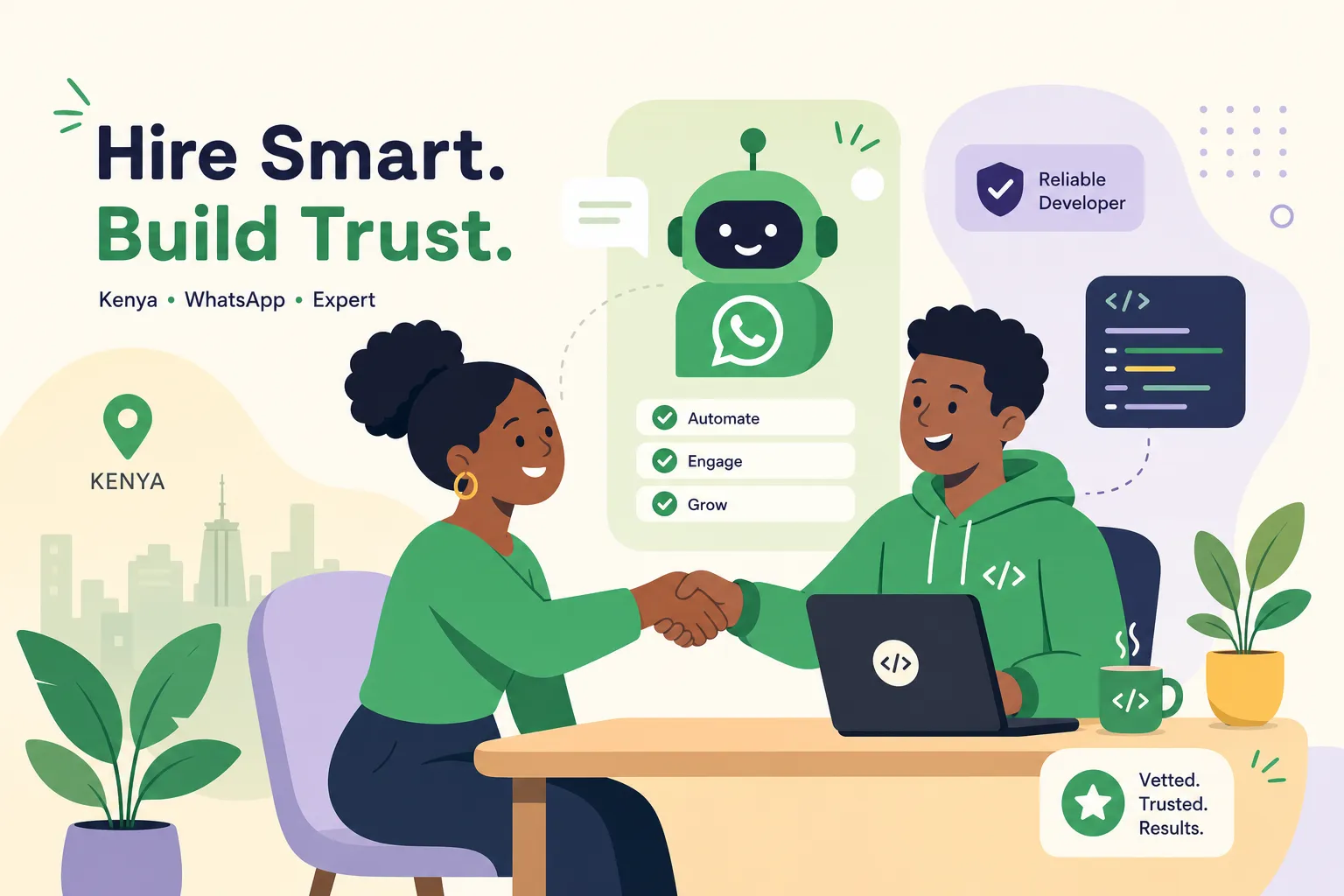 How to hire a reliable WhatsApp bot developer in Kenya