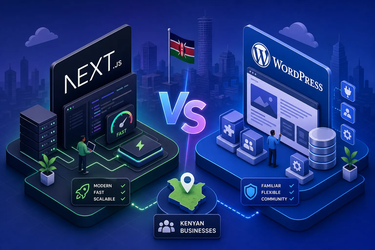 Next.js vs WordPress: What Kenyan Businesses Need to Know