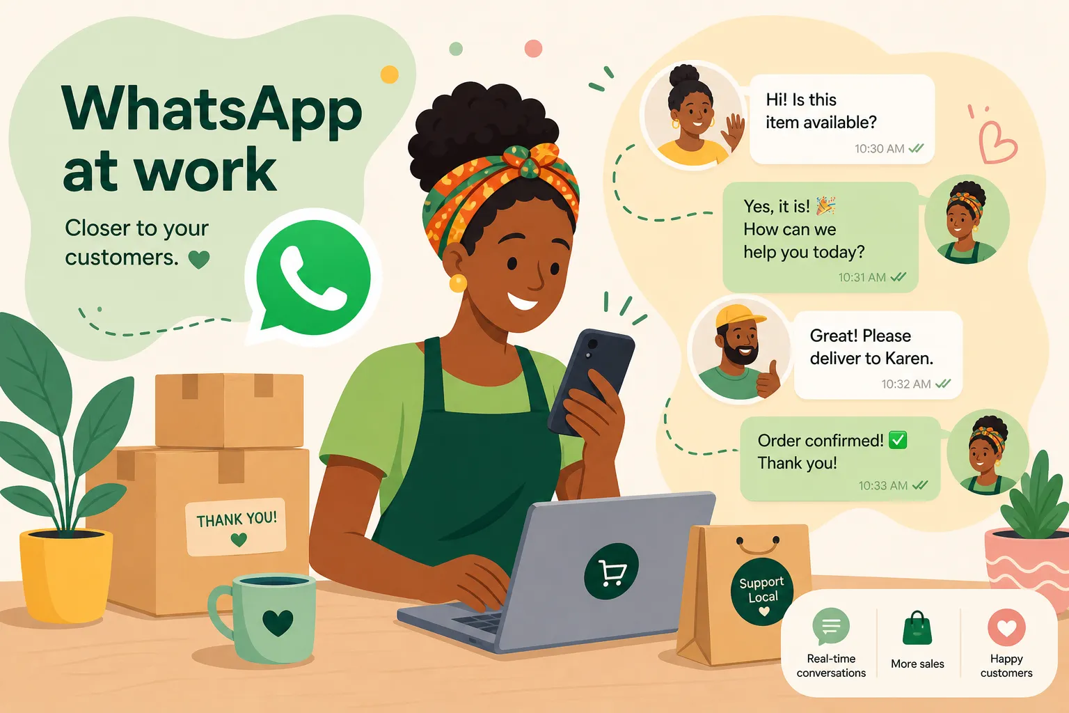 How Kenyan businesses use WhatsApp to serve customers