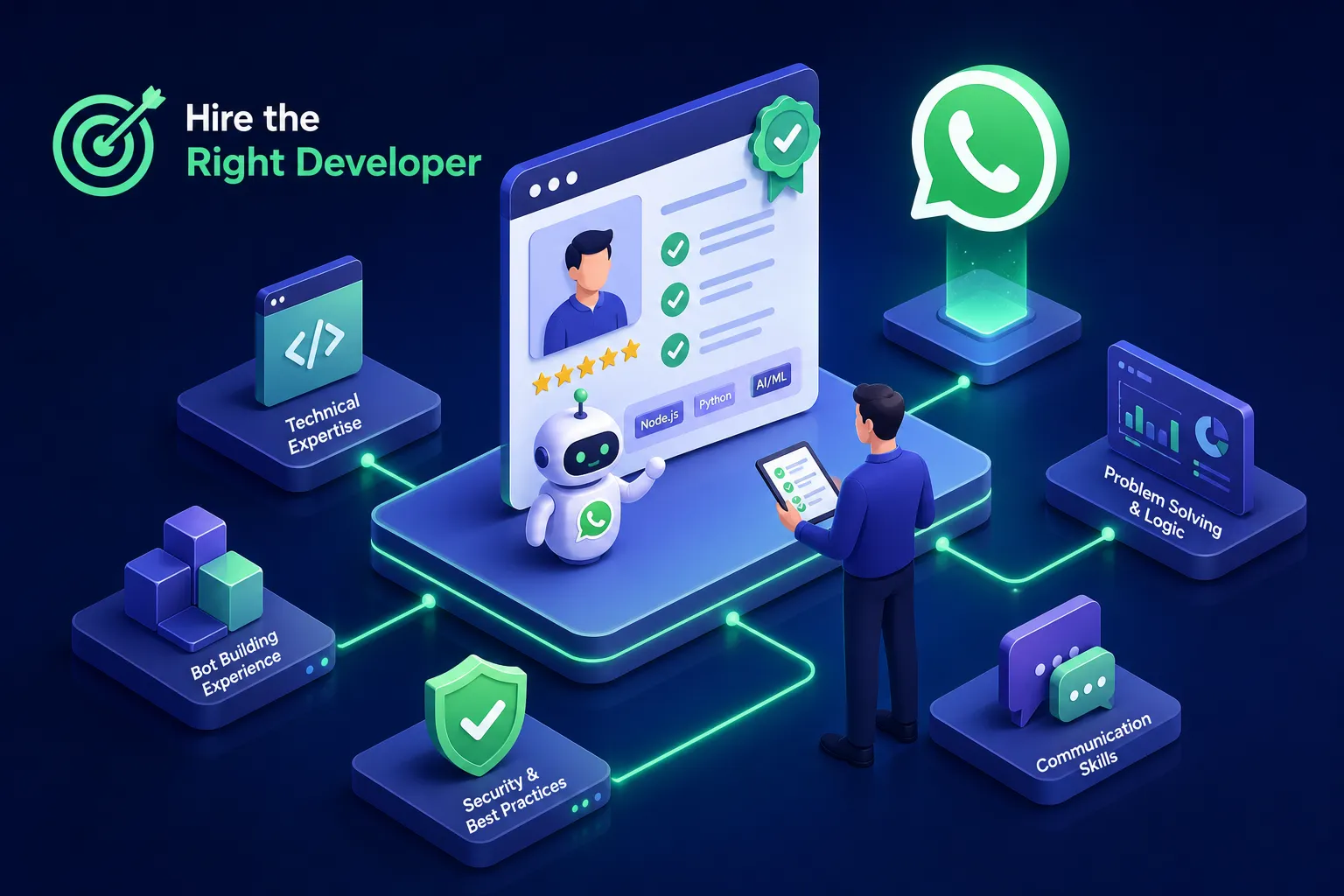 What to look for when hiring a WhatsApp bot developer