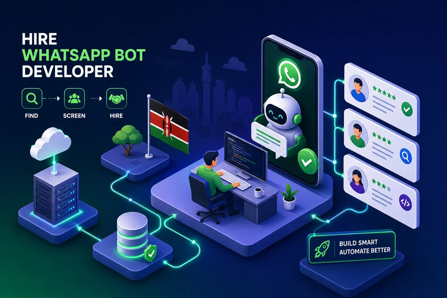 How to Find and Hire a WhatsApp Bot Developer in Kenya