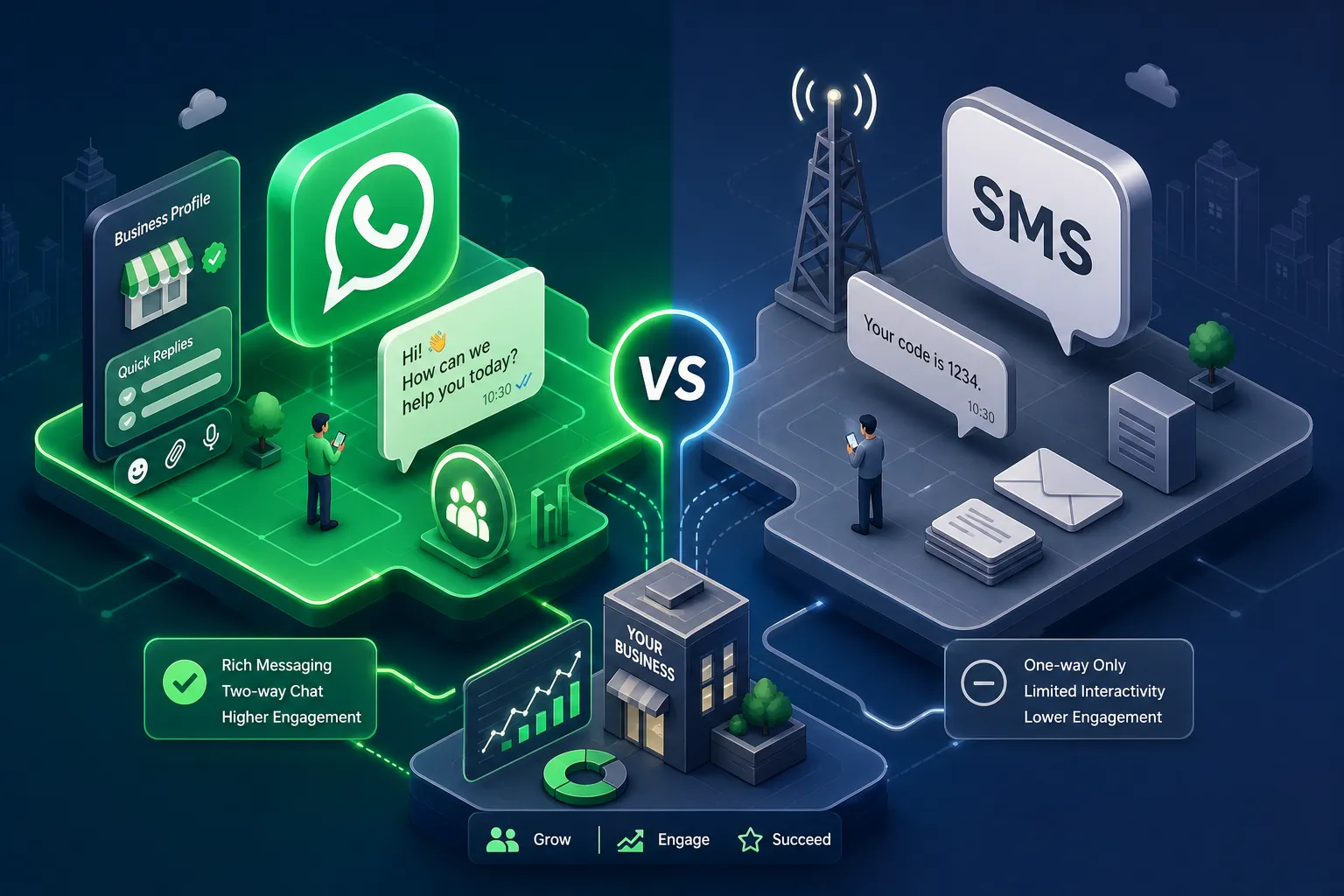 WhatsApp vs SMS: The Kenyan Business Messaging Guide 2026